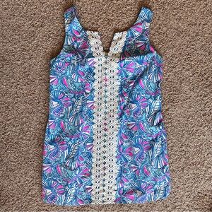 LILLY PULITZER FOR TARGET GORGEOUS SLEEVELESS SHIFT DRESS 18W EXCELLENT